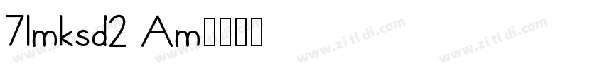 71mksd2 Am字体转换